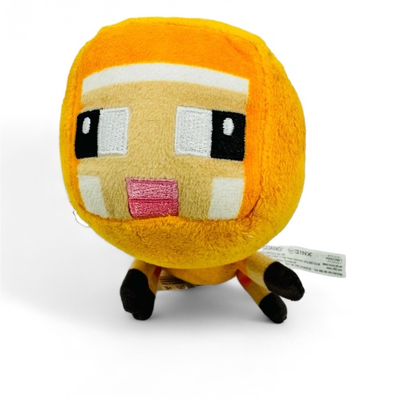 Minecraft Orange Sheep Plush Stuffed Animal Mojang Jinx 2019 5” - Picture 1 of 7
